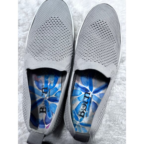 Born Womens Gray Slip-On Knit Sneakers size 8 M - Picture 6 of 10